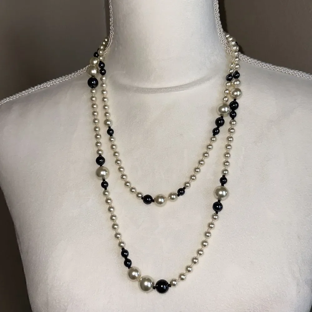Faux Pearl Necklace!